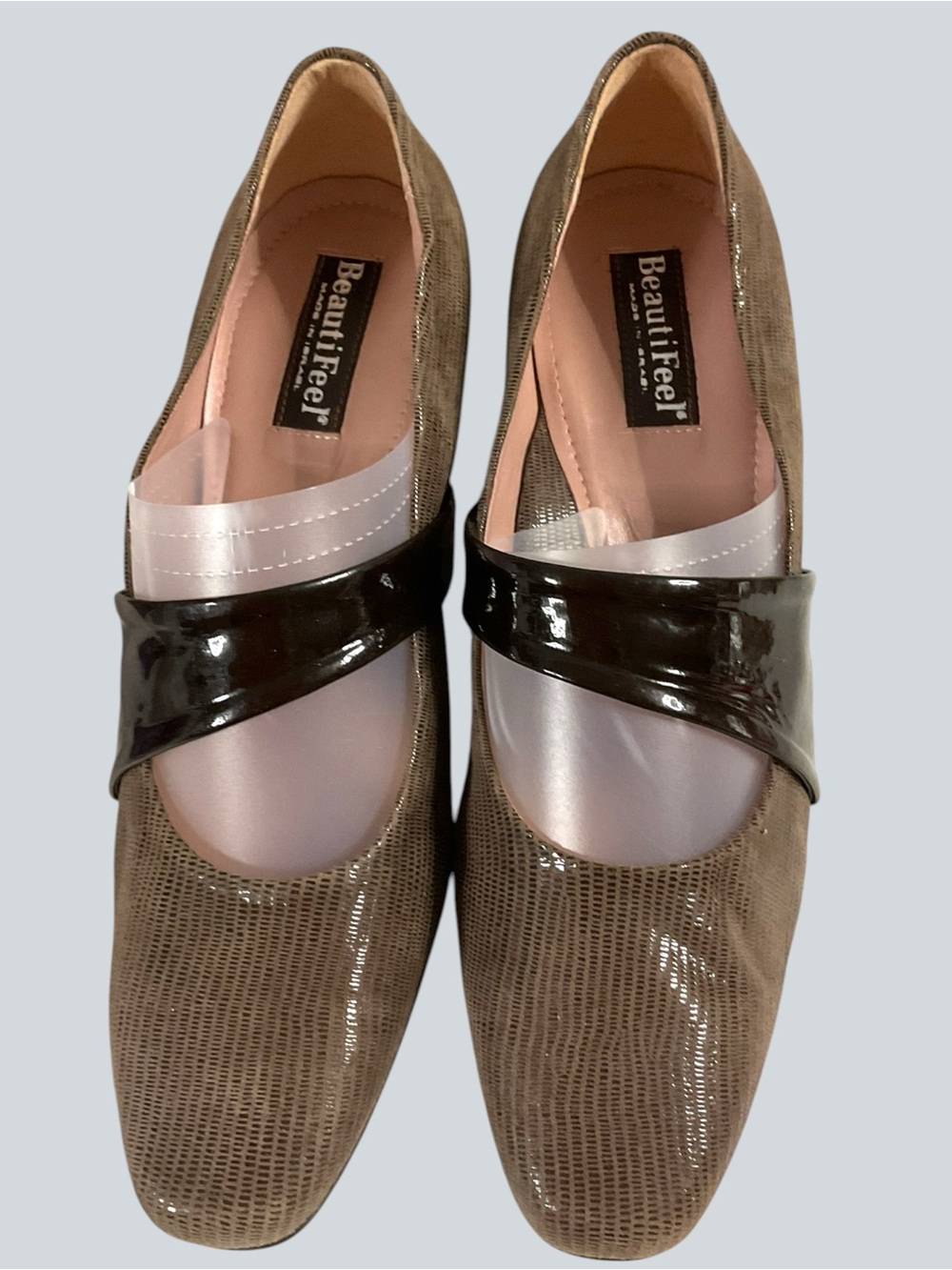 BeautiFeel Victoria Mary Jane Textured Pumps Women's Size EU 40/US 9 - Picture 3 of 9
